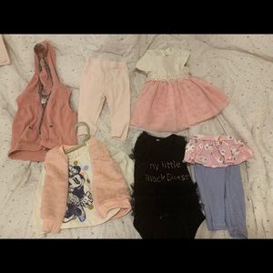 Lot girls 6-9 months Minnie rare editions carters